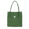 Шоппер 2 с кнопкой  зелёный